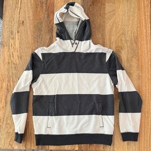 GAP Cream and Gray Knit Sweater